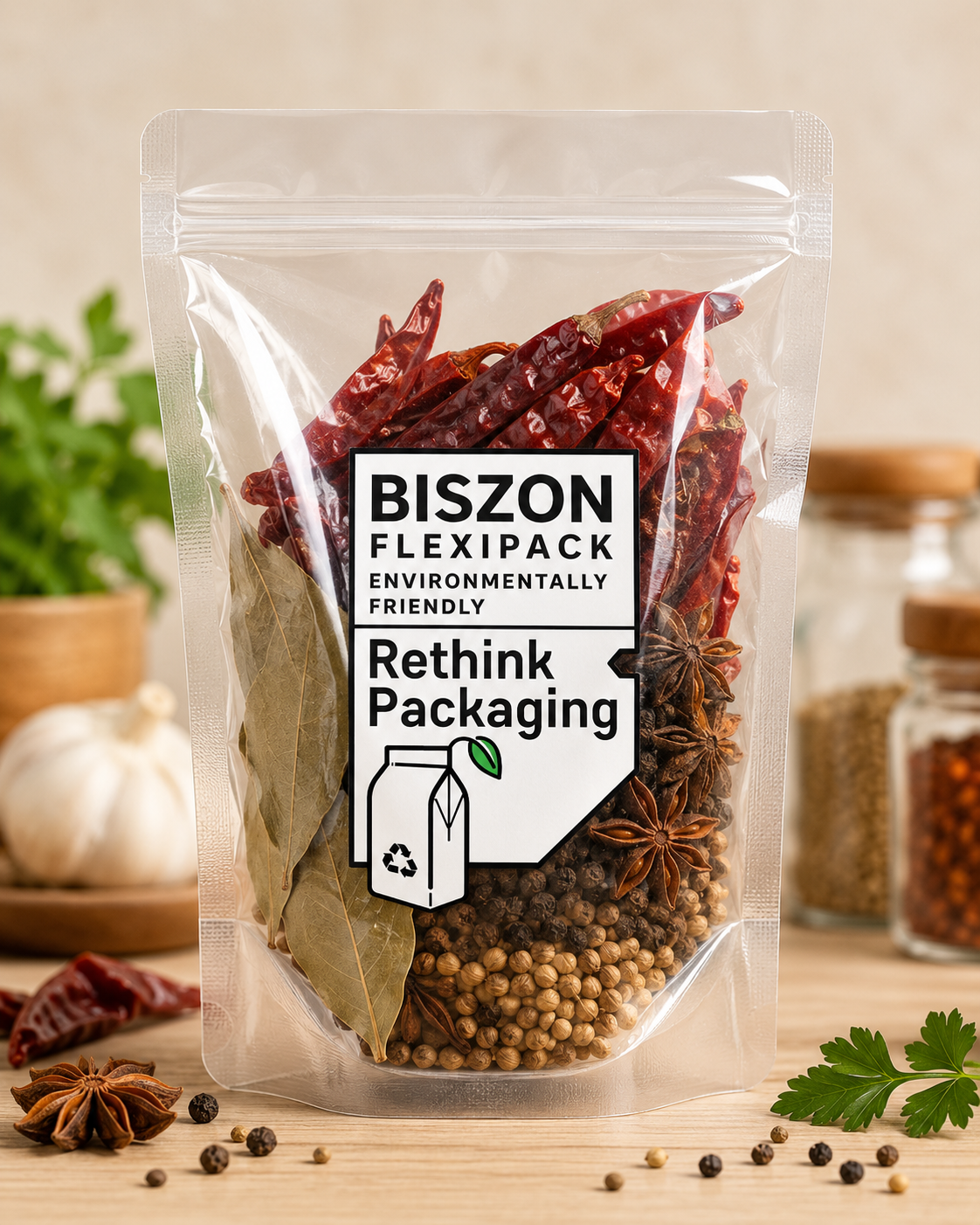 Eco-friendly spice packaging