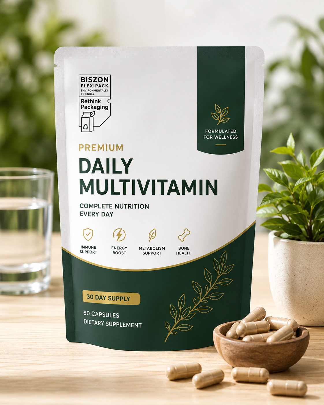 Premium daily multivitamin package